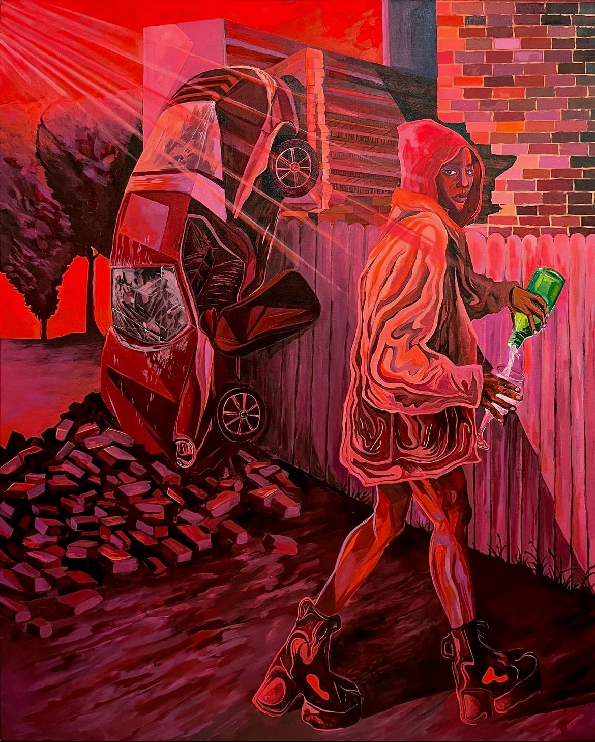 The Rain Falls on the Wind When the Heavens Turn Scarlet, 2022